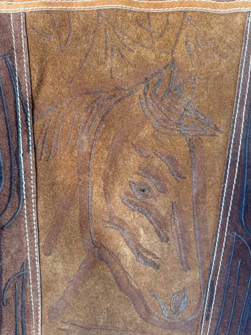 Genuine Leather Sheepskin lined Vest